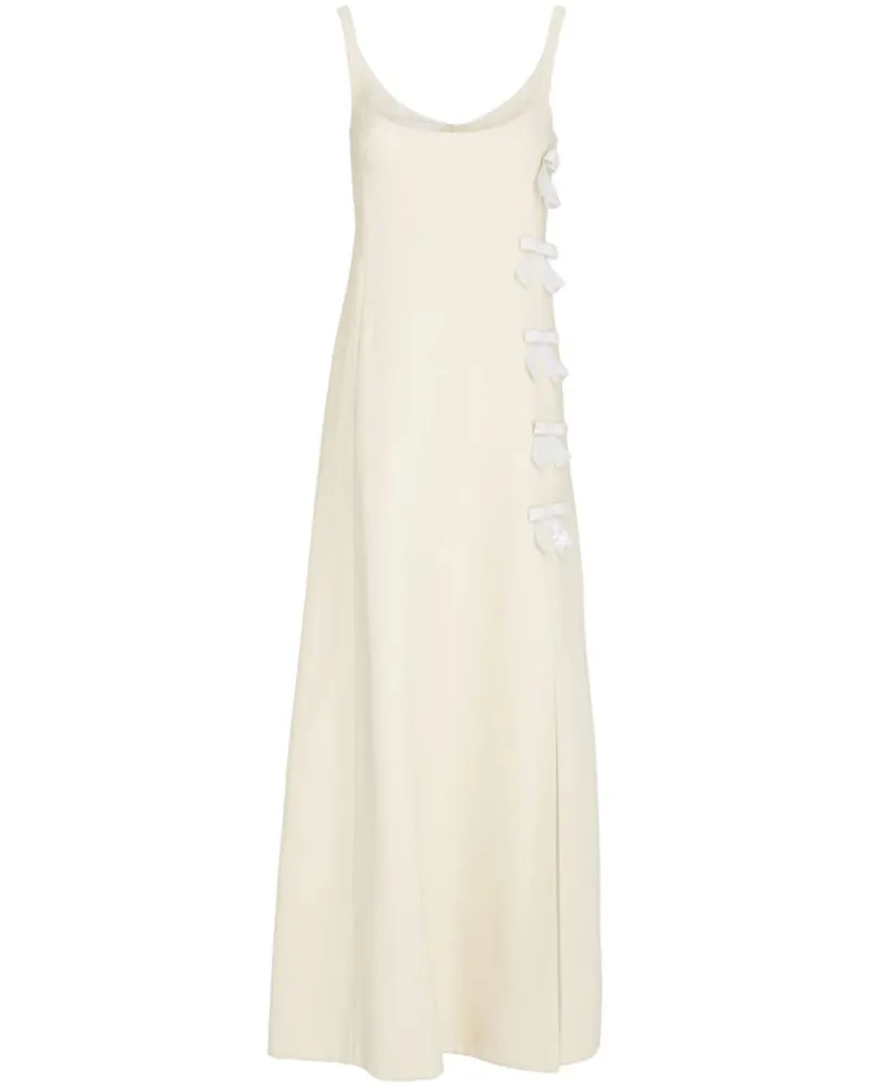 Giambattista Valli Langes Kleid mit Schleife - Nude Nude