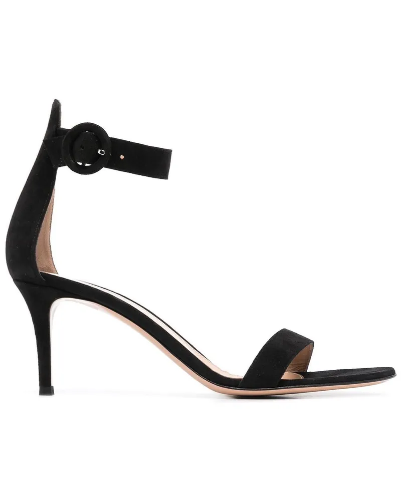 Gianvito Rossi Portofino Sandalen 70mm - Schwarz Schwarz