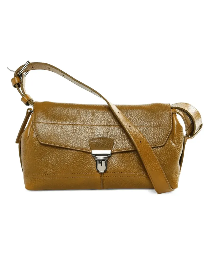 Christophe Lemaire small Gear top-flap shoulder bag - Braun Braun