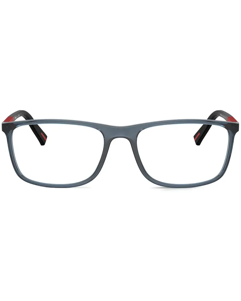 Prada PS 03QV Brille mit eckigem Gestell - Blau Blau