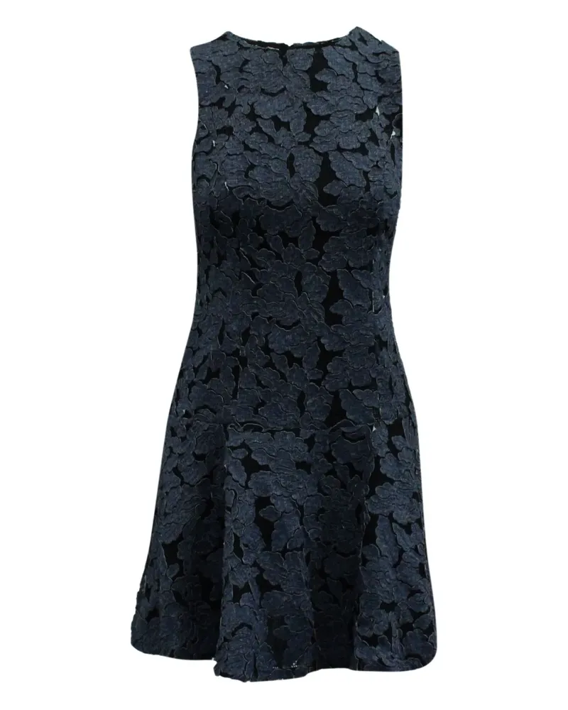 Alice + Olivia floral lace mini dress - Blau Blau