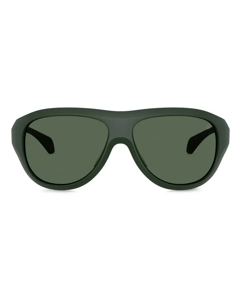 Moncler Matte Sonnenbrille - Grün Grün