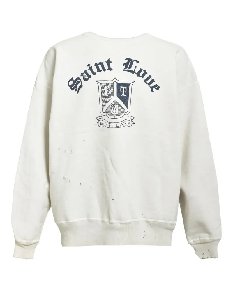 SAINT MXXXXXX Sweatshirt mit Rundhalsausschnitt - Weiß Weiß