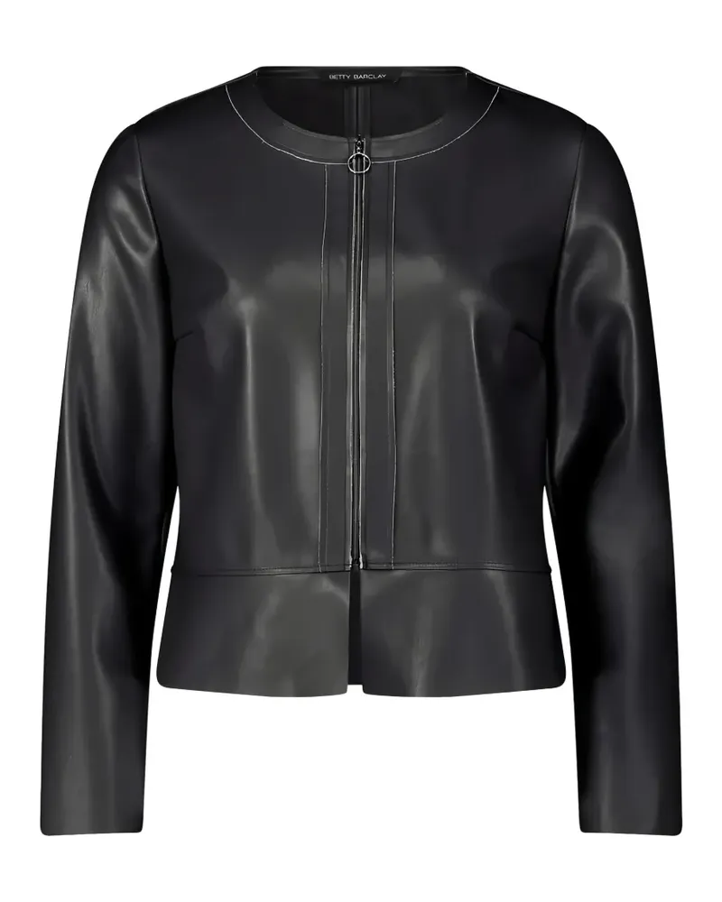 Betty Barclay Blazer mit kurzem Reißverschluss - Schwarz Schwarz
