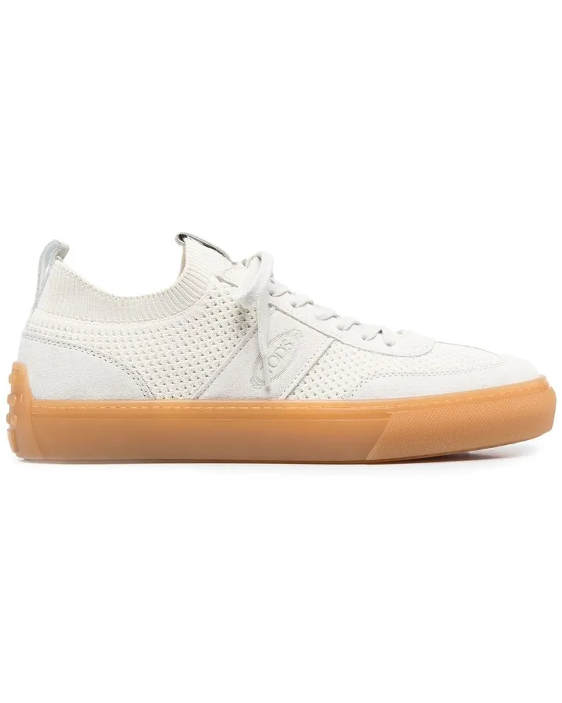 TOD'S Sneakers mit Wildledereinsätzen - Weiß Weiß