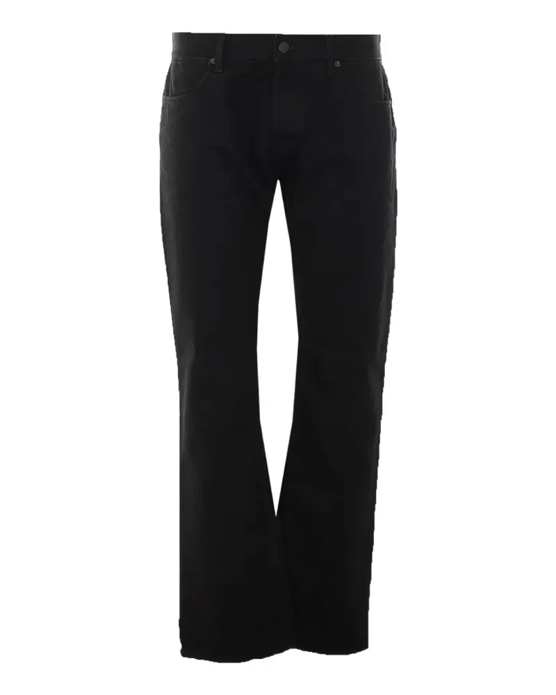 Gucci Jeans mit Logo-Patch - Schwarz Schwarz