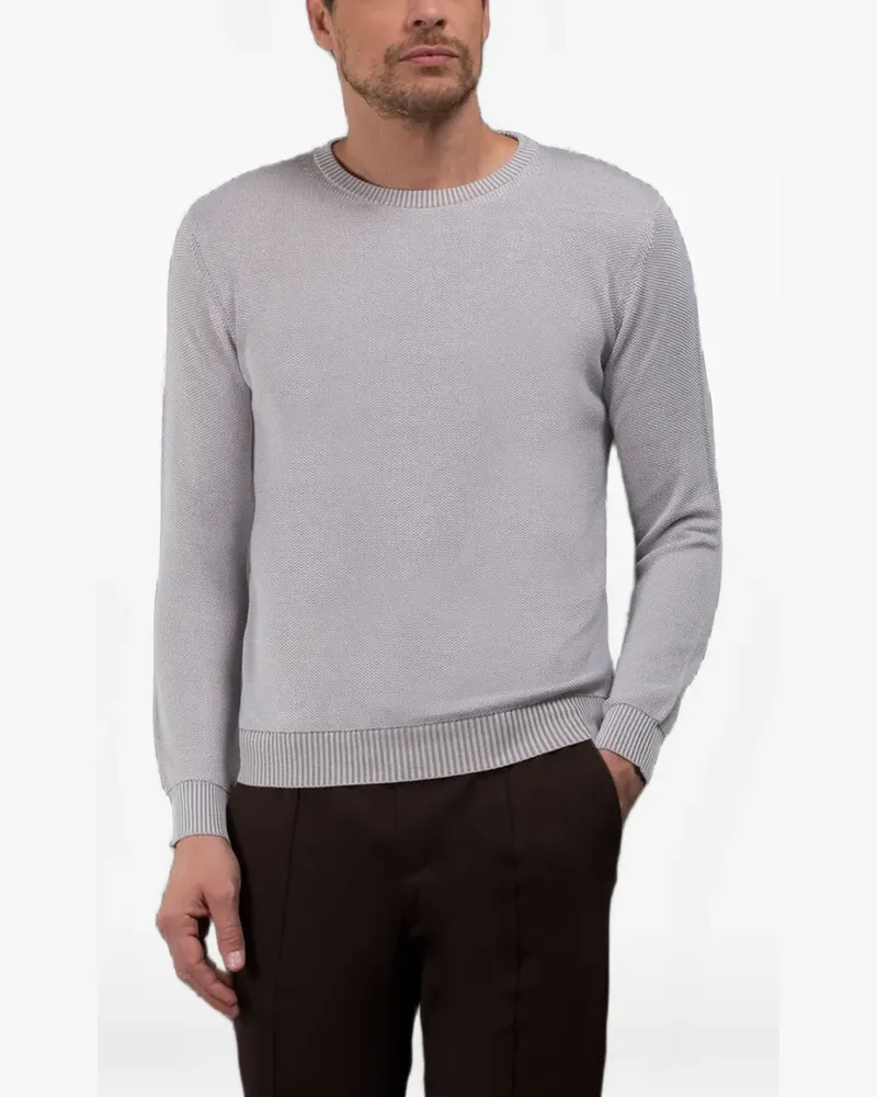 MOORER Orvieto Pullover - Grau Grau