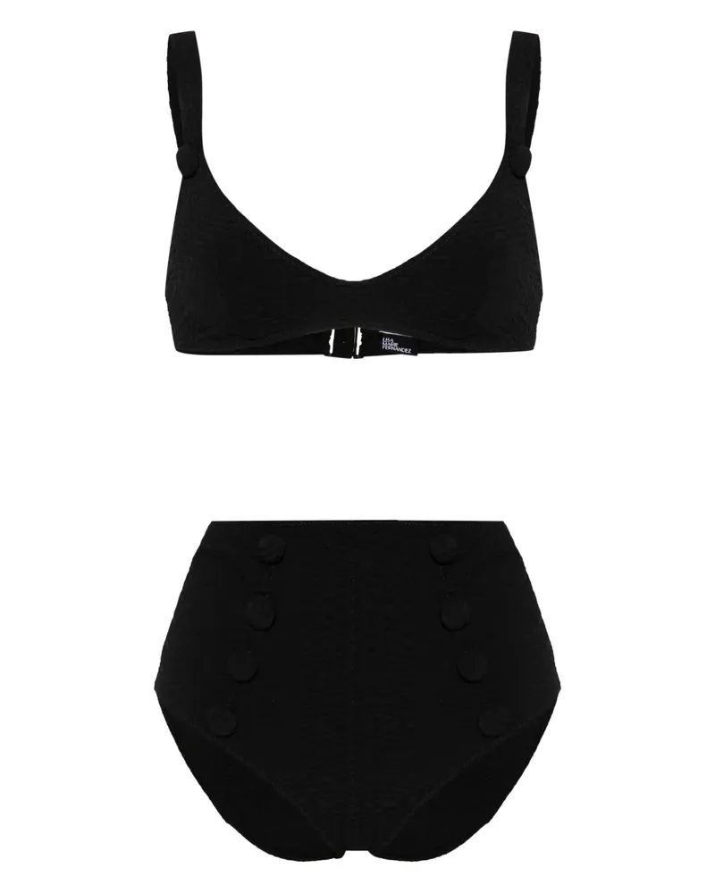 Lisa Marie Fernandez Magdalena Bikini - Schwarz Schwarz
