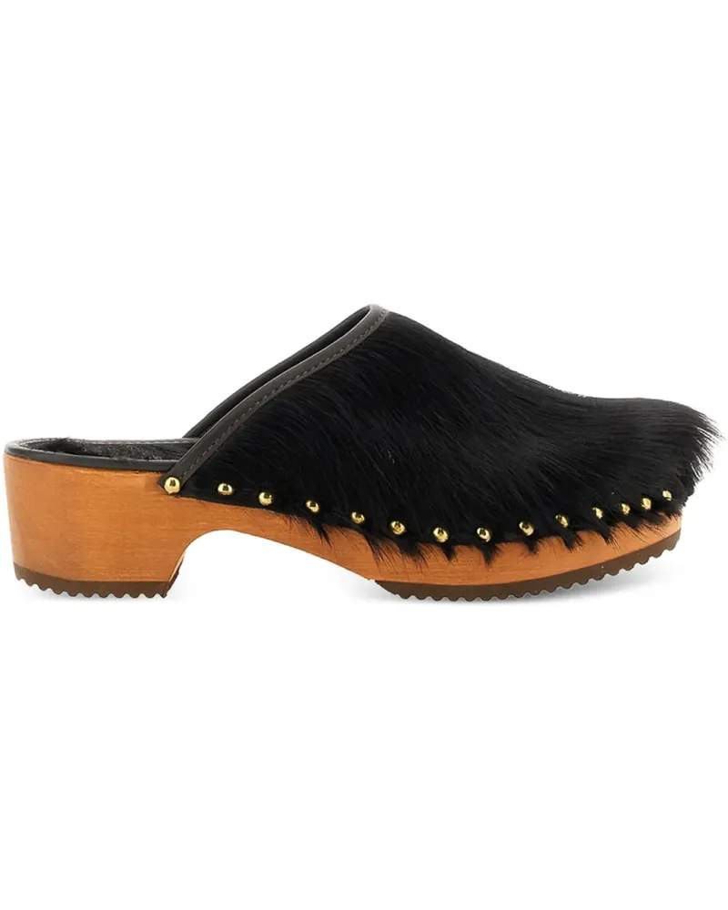 Jejia Sandalen mit Nieten - Schwarz Schwarz