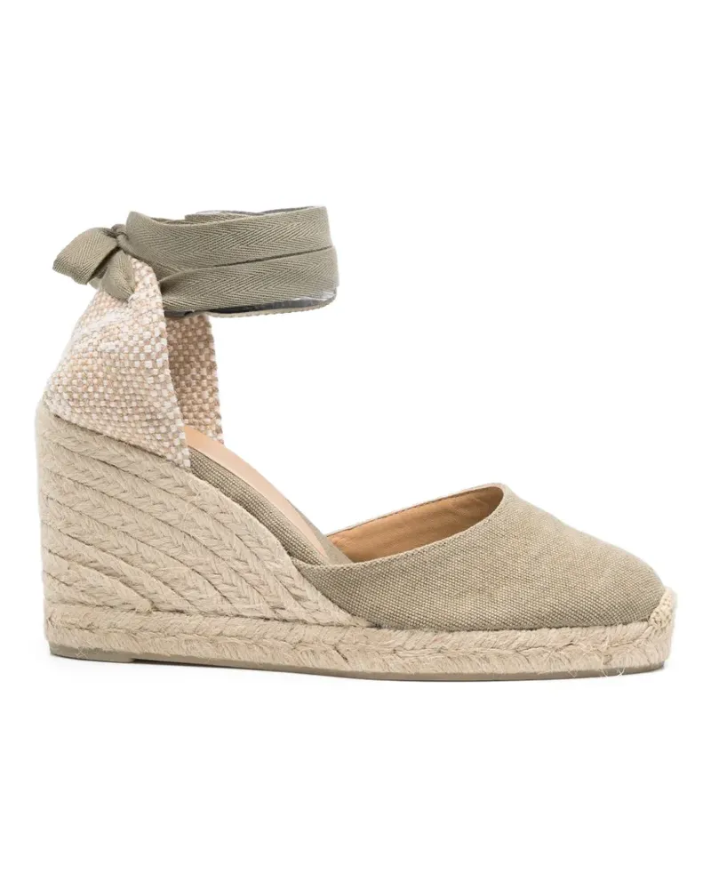 Castañer Carina Espadrilles mit Schnürung - Grün Grün