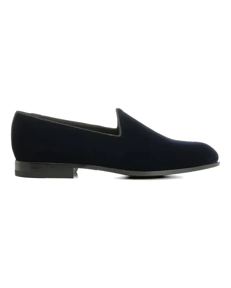 Tagliatore velvet Skyler loafers - Blau Blau