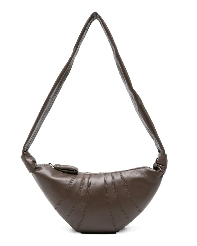 Christophe Lemaire Croissant Kuriertasche - Braun Braun