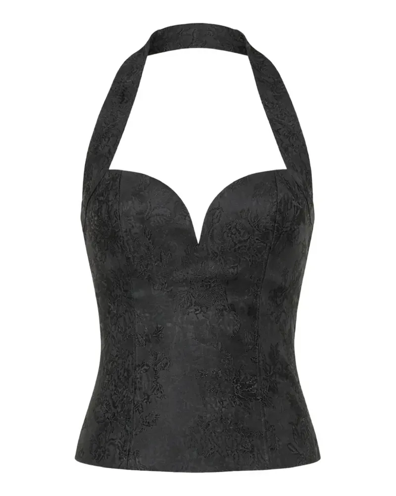 Reformation Astrid floral-print top - Schwarz Schwarz