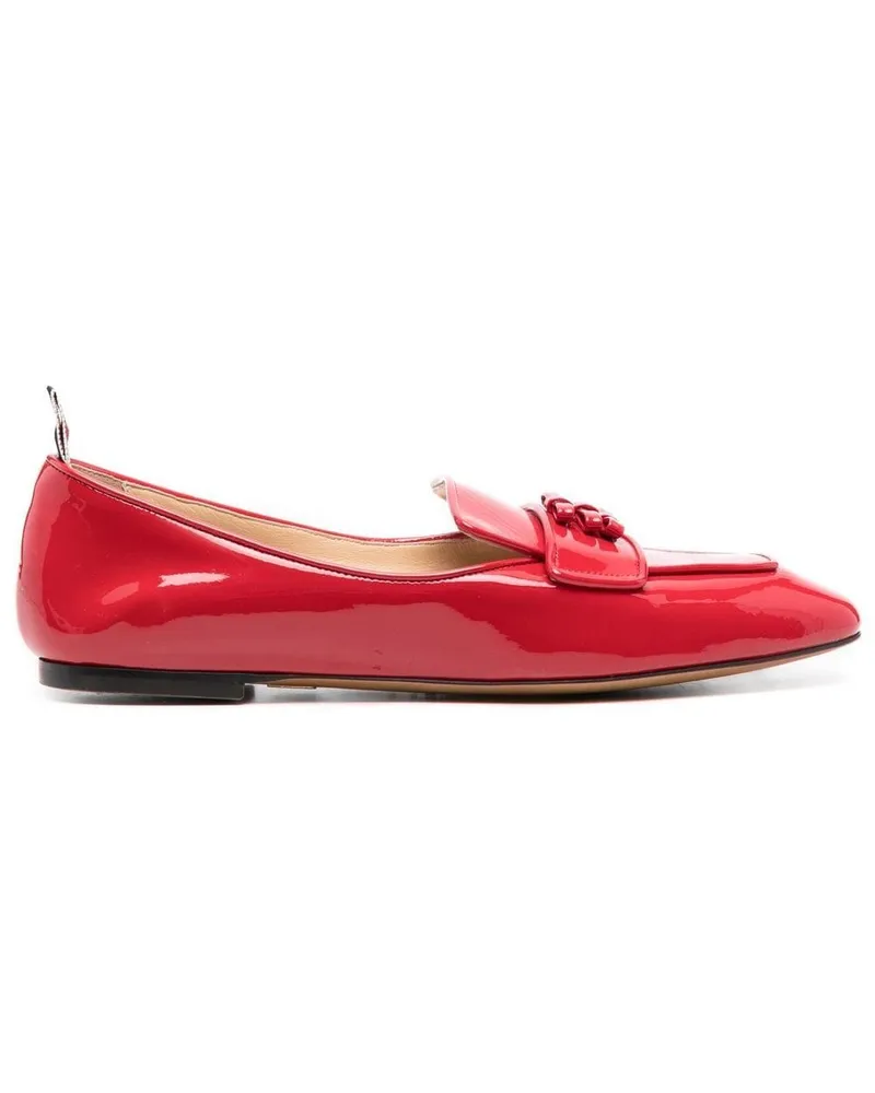 Thom Browne Loafer mit Schleifen Rot