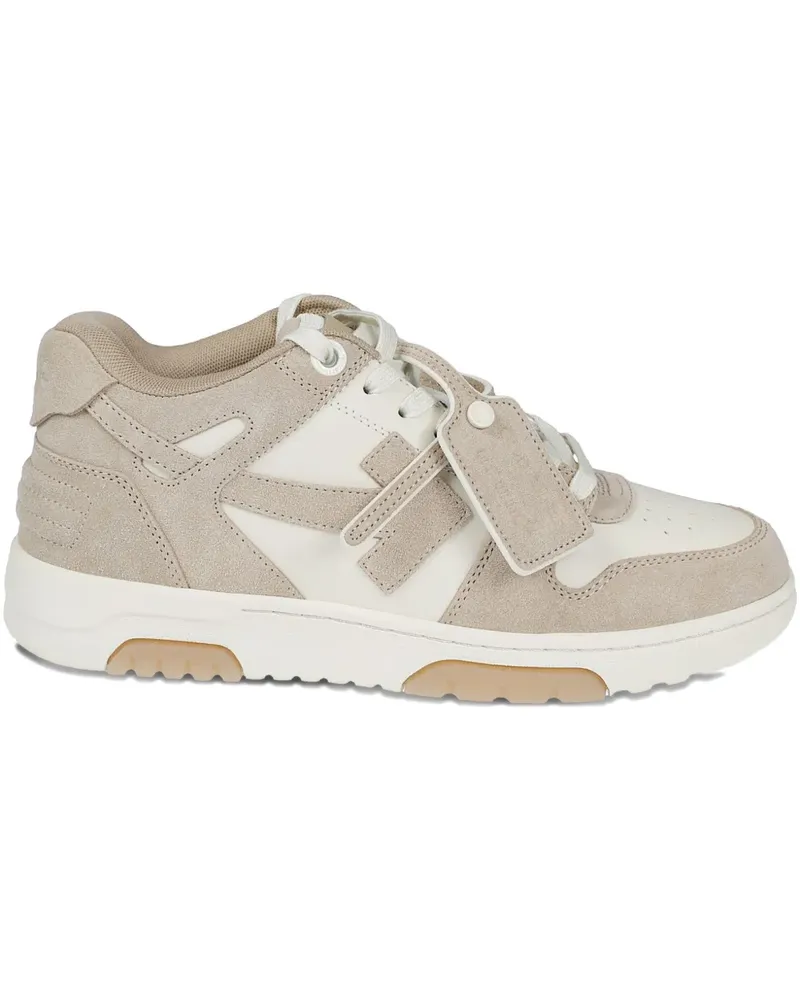 OFF-WHITE arrow appliqué sneakers - Nude Nude