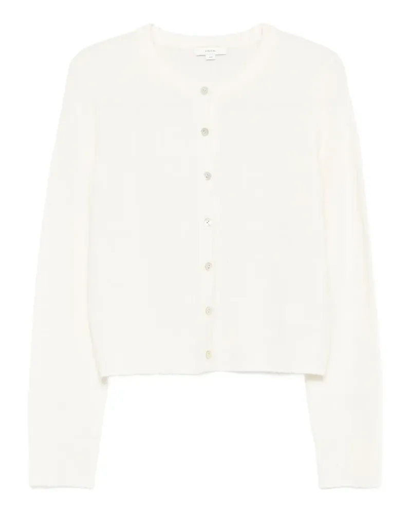 Vince Cardigan mit rundem Ausschnitt - Nude Nude