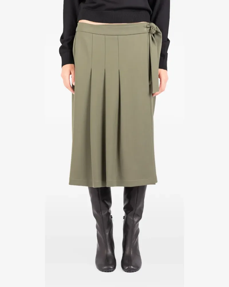 Société Anonyme Japkilt pleated midi skirt - Grün Grün