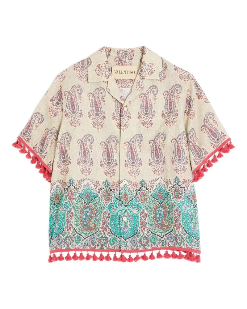 Valentino Garavani Bowlinghemd mit Voyage Imaginaire-Print - Nude Nude