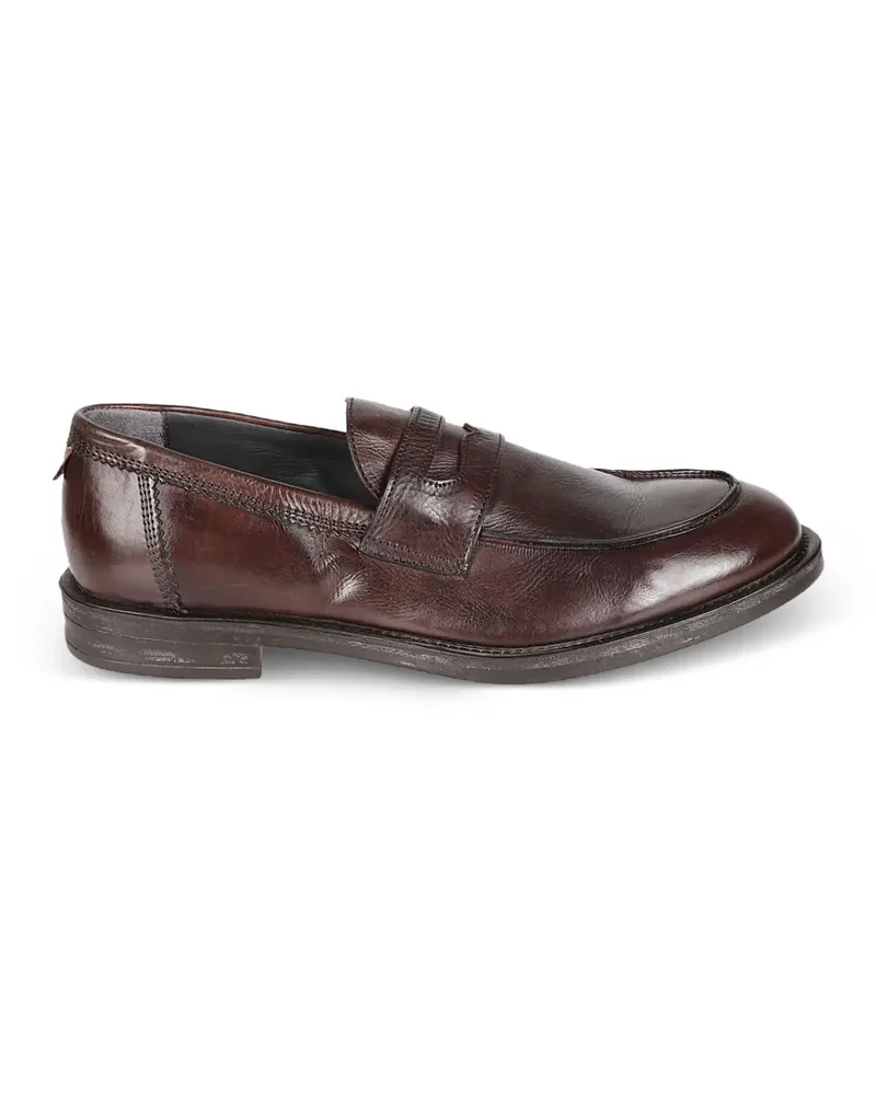 Moma Loafer mit mandelförmiger Kappe - Braun Braun
