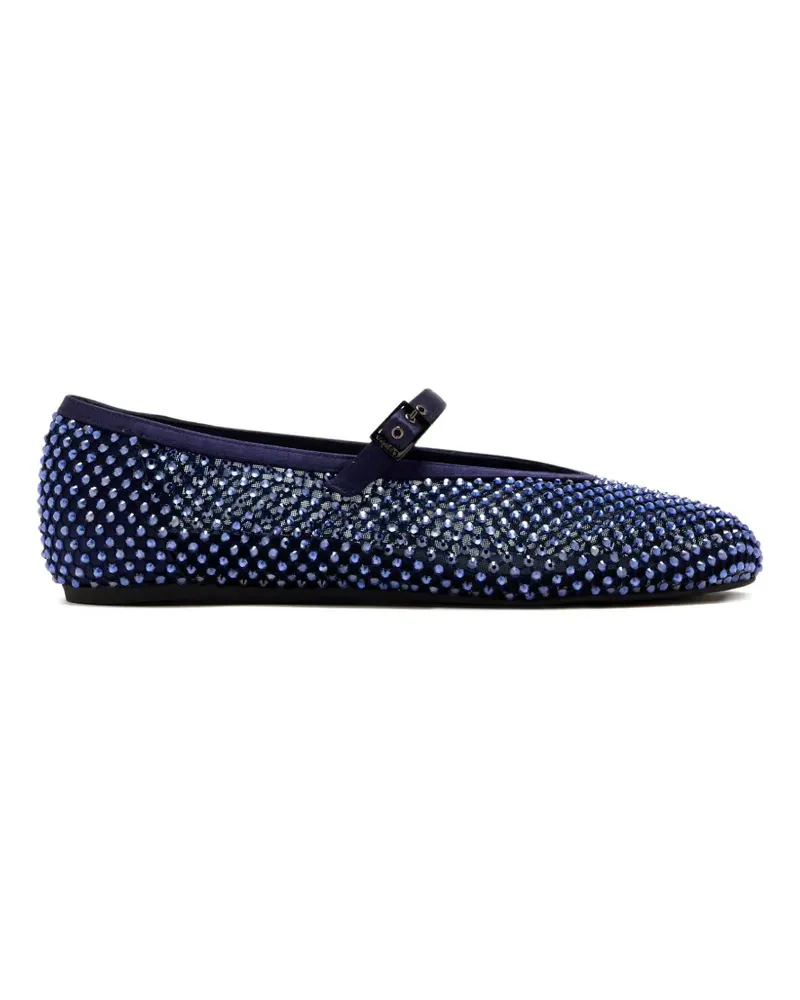 Le Silla beaded gilda ballet flat - Blau Blau