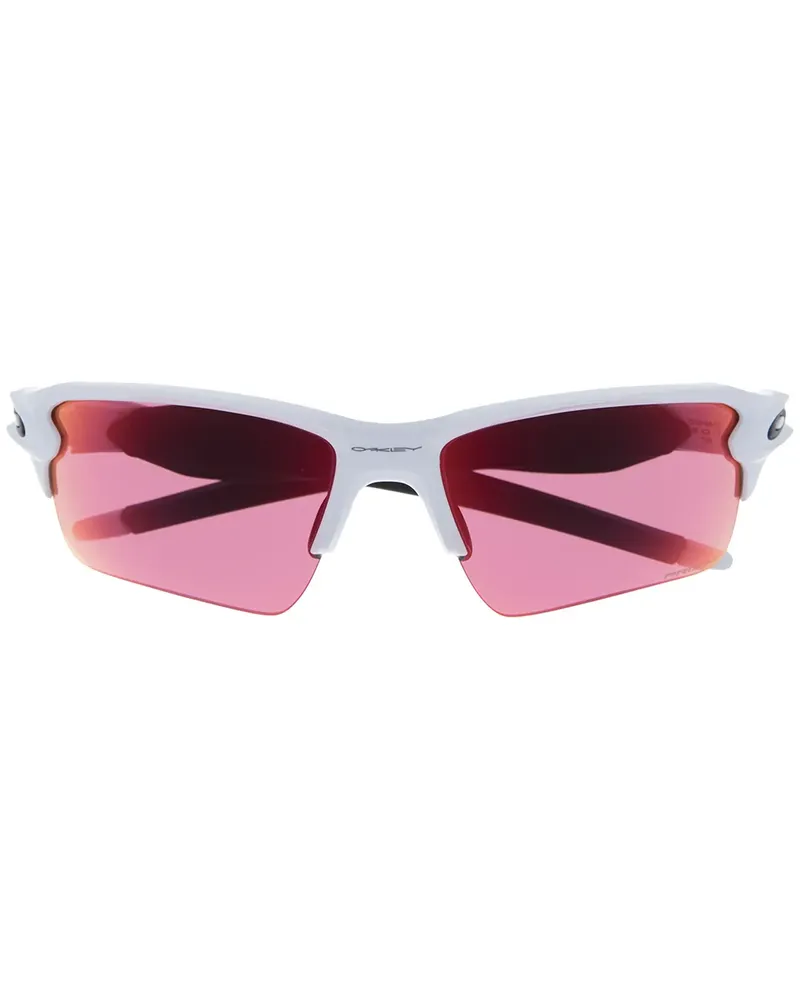 Oakley Flak® 2.0 XL Sonnenbrille mit eckigem Gestell - Weiß Weiß