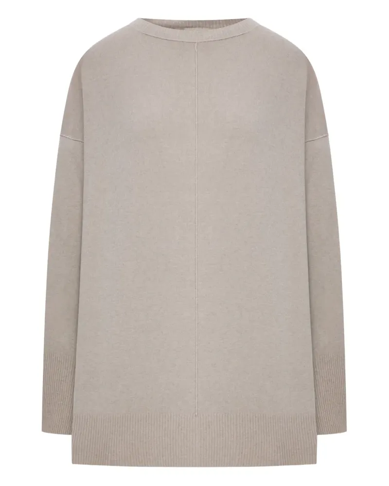 TRANSIT Pullover mit Rundhalsausschnitt - Nude Nude