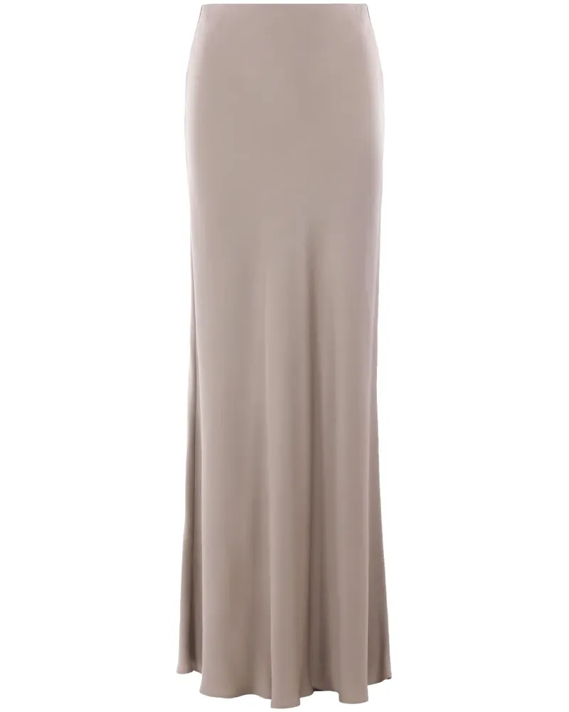 Brunello Cucinelli Meerungfrauenrock aus Satin - Nude Nude