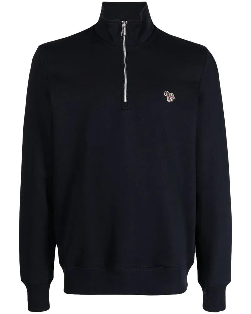 Paul Smith Sweatshirt mit Stehkragen Blau