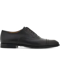 Ferragamo Oxford-Schuhe mit Kappe Schwarz