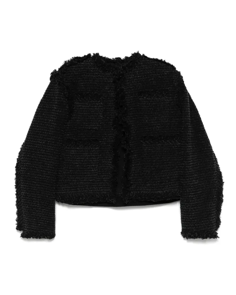 Sacai Jacke mit Kontrasteinsätzen - Schwarz Schwarz