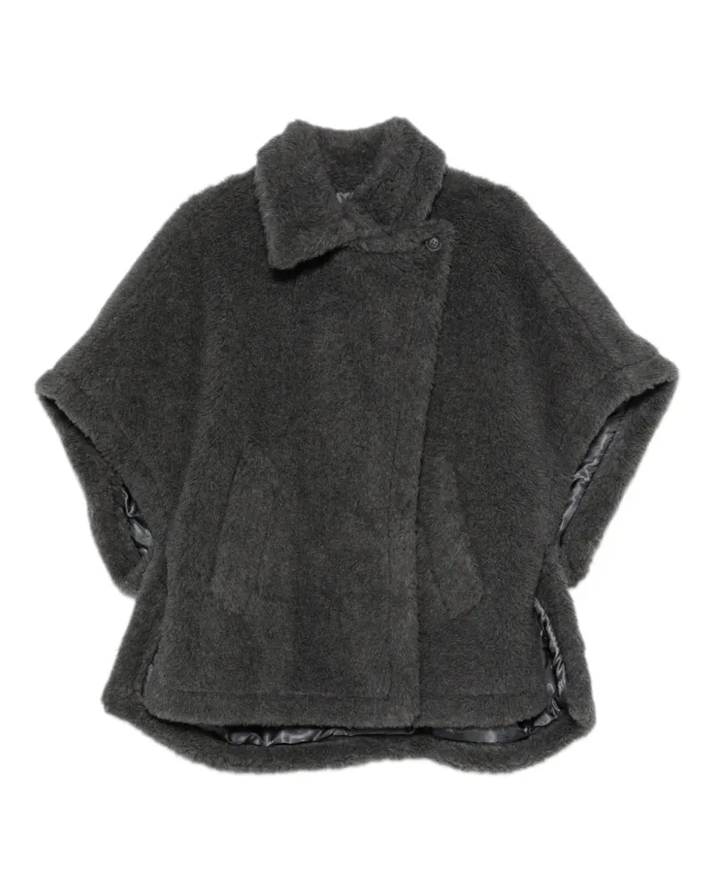 Max Mara Tebe Teddy Cape - Grau Grau