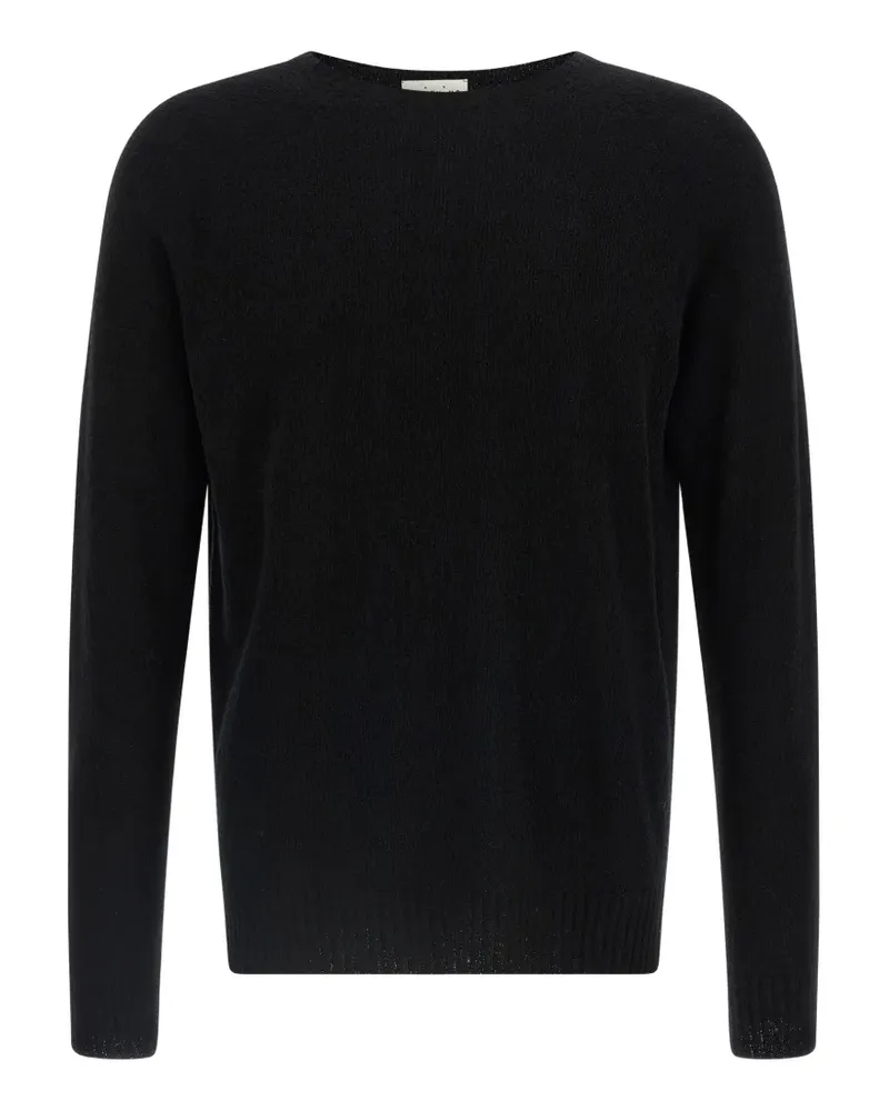 MA'RY'YA Pullover mit Rundhalsausschnitt - Schwarz Schwarz