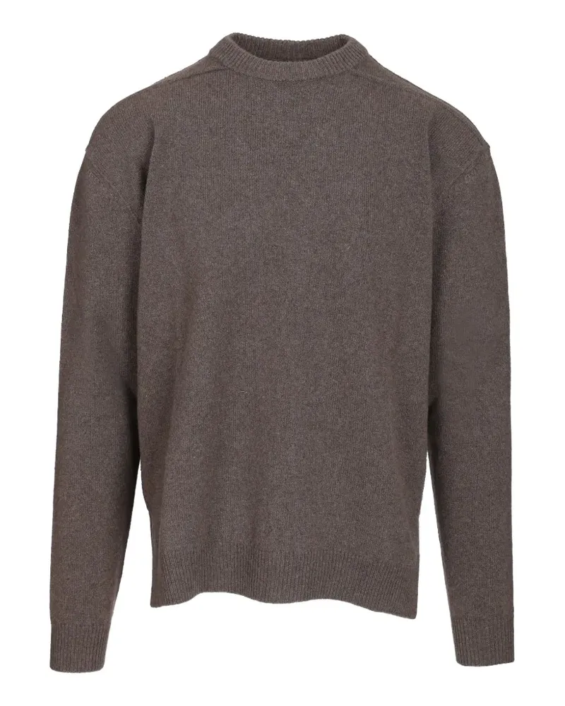Rick Owens round-neck knitted sweater - Braun Braun