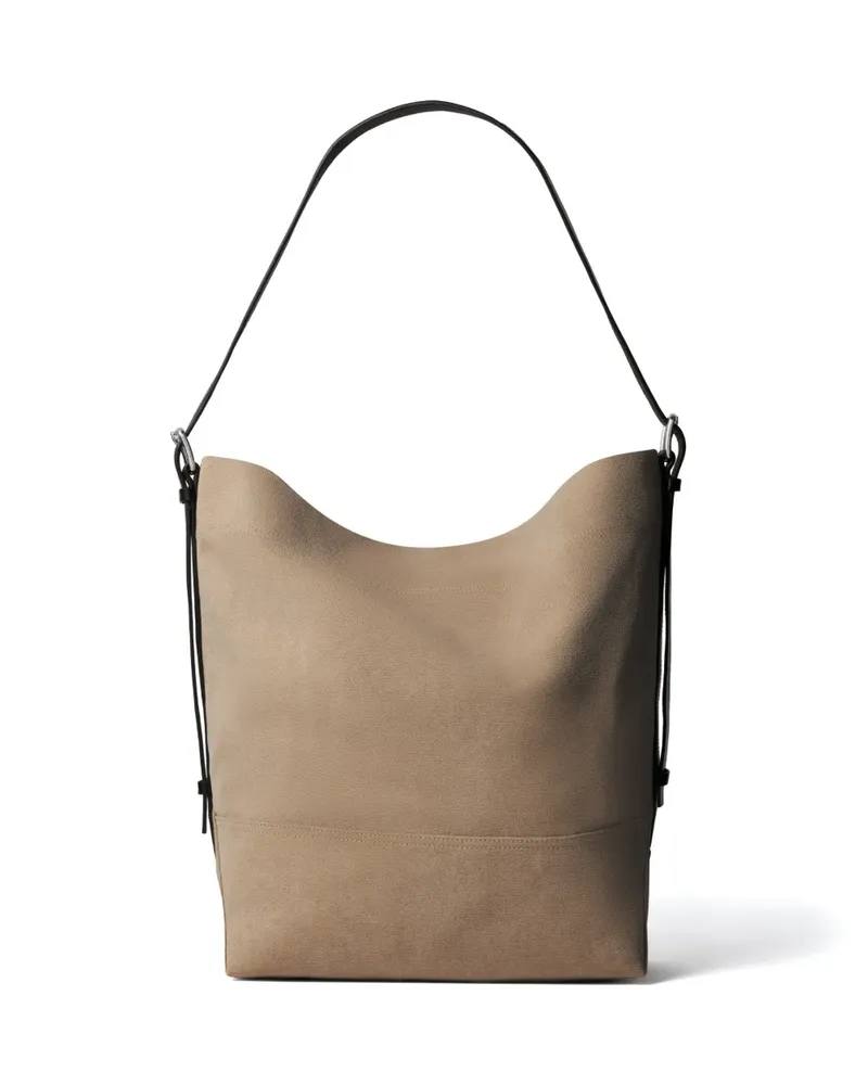 Christophe Lemaire Schultertasche mit Gürtel - Nude Nude