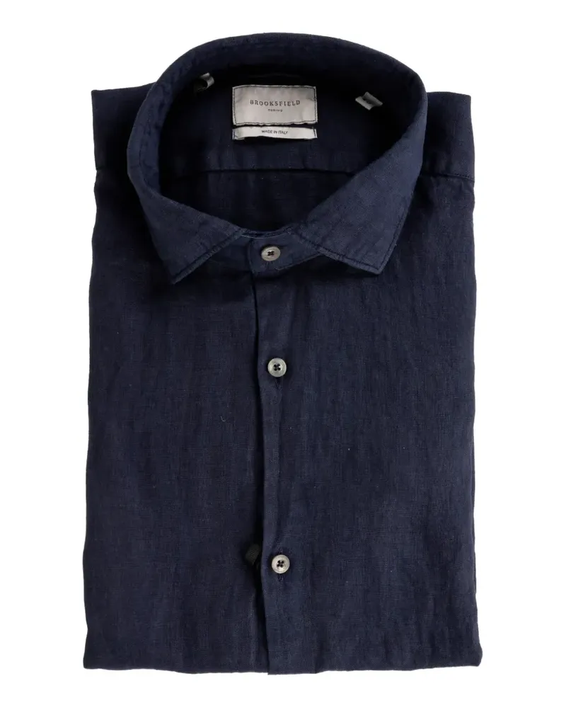 Brooksfield button-down shirt - Blau Blau