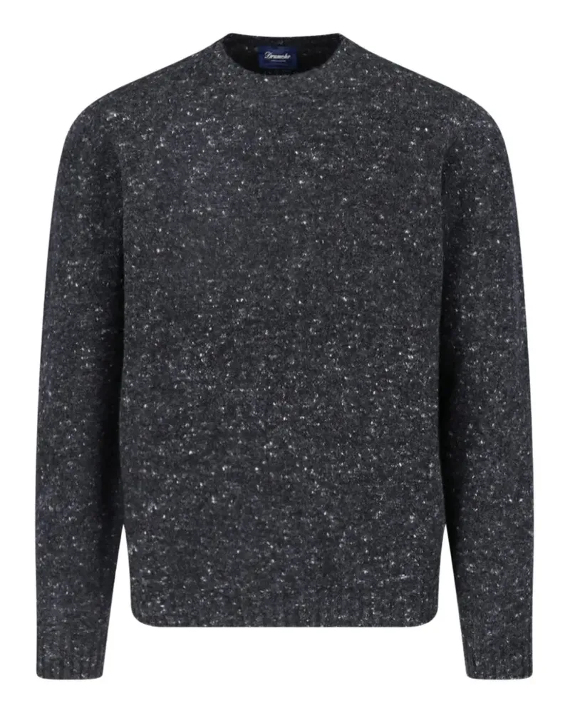 Drumohr  flecked-knit crew-neck sweater - Grau Grau