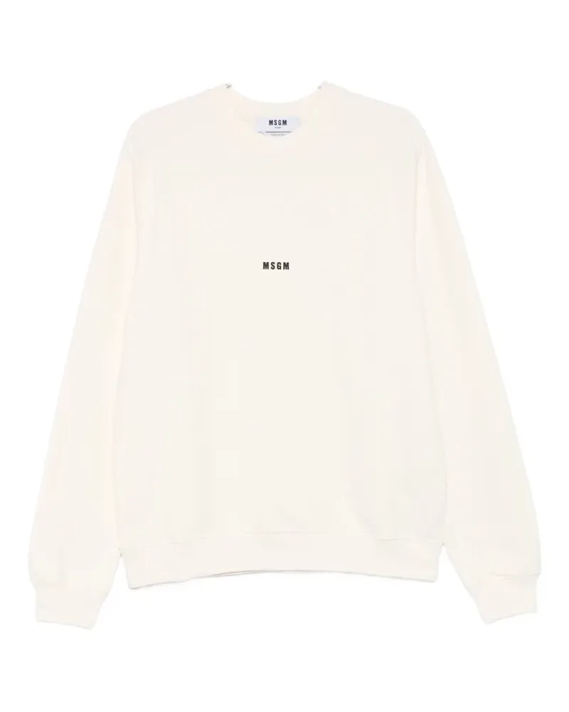 MSGM cotton sweatshirt - Weiß Weiß
