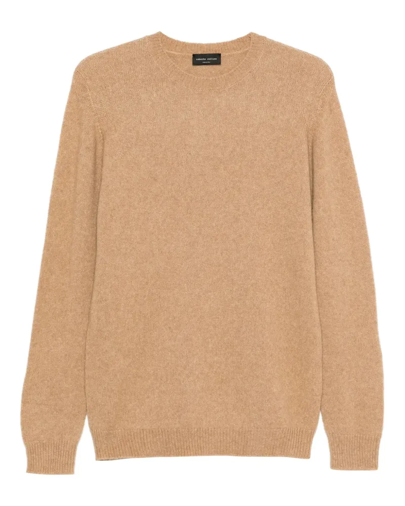 Roberto Collina Pullover mit rundem Ausschnitt - Braun Braun