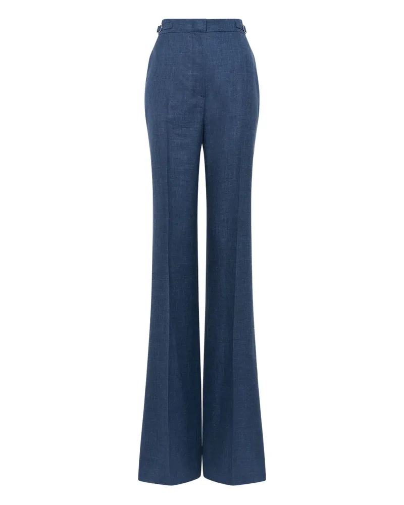 Gabriela Hearst Chambray-Hose - Blau Blau