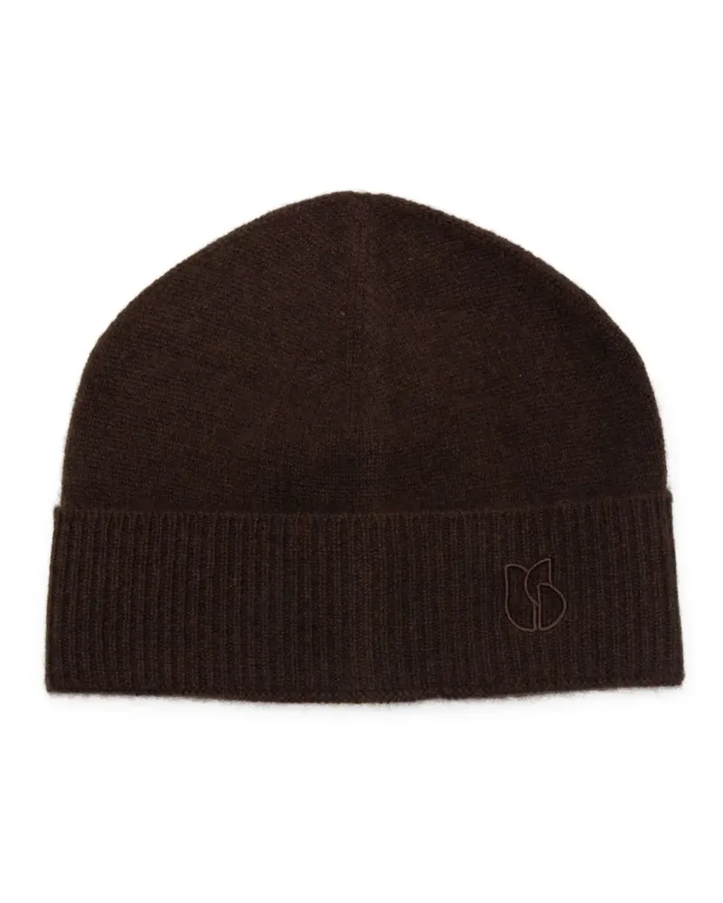 ba&sh Cobo logo beanie hat - Braun Braun