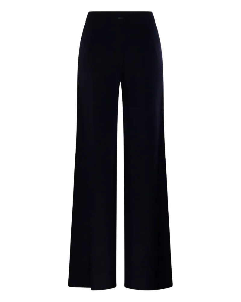 Max Mara Hose mit geradem Bein - Blau Blau