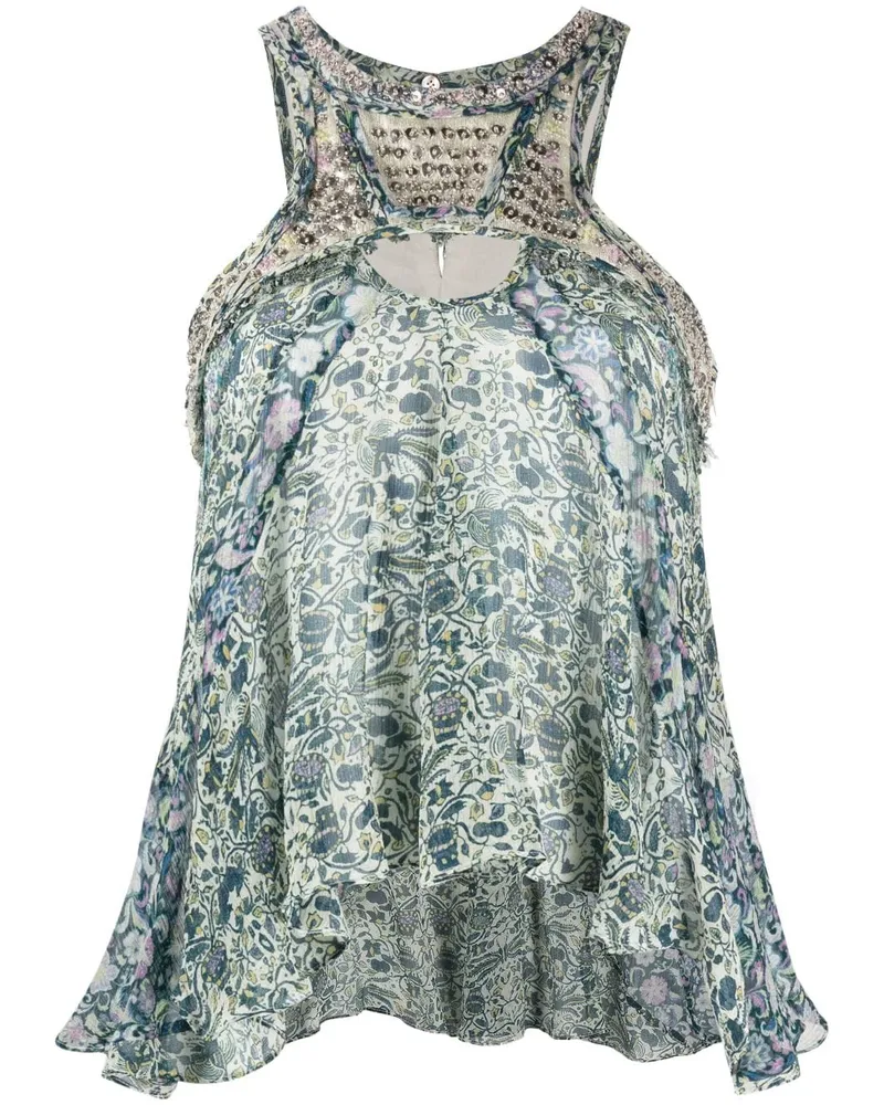 Isabel Marant Drapiertes Onyle Tanktop - Blau Blau