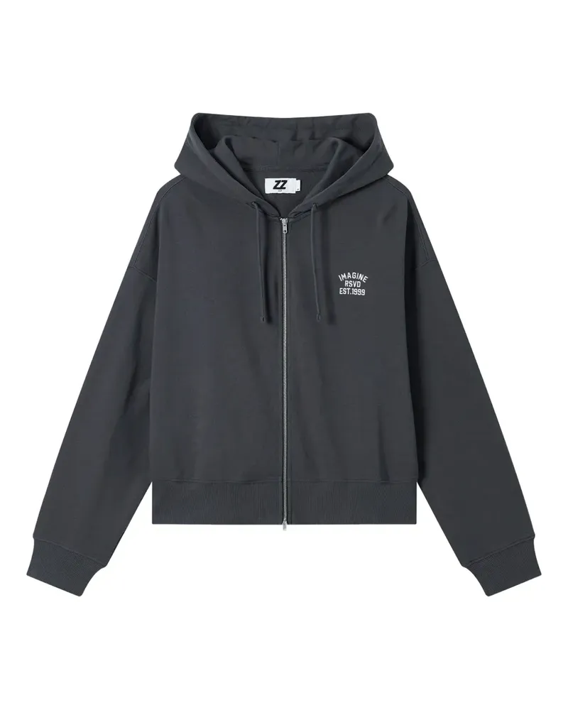 Izzue Jacke mit Stickerei - Grau Grau