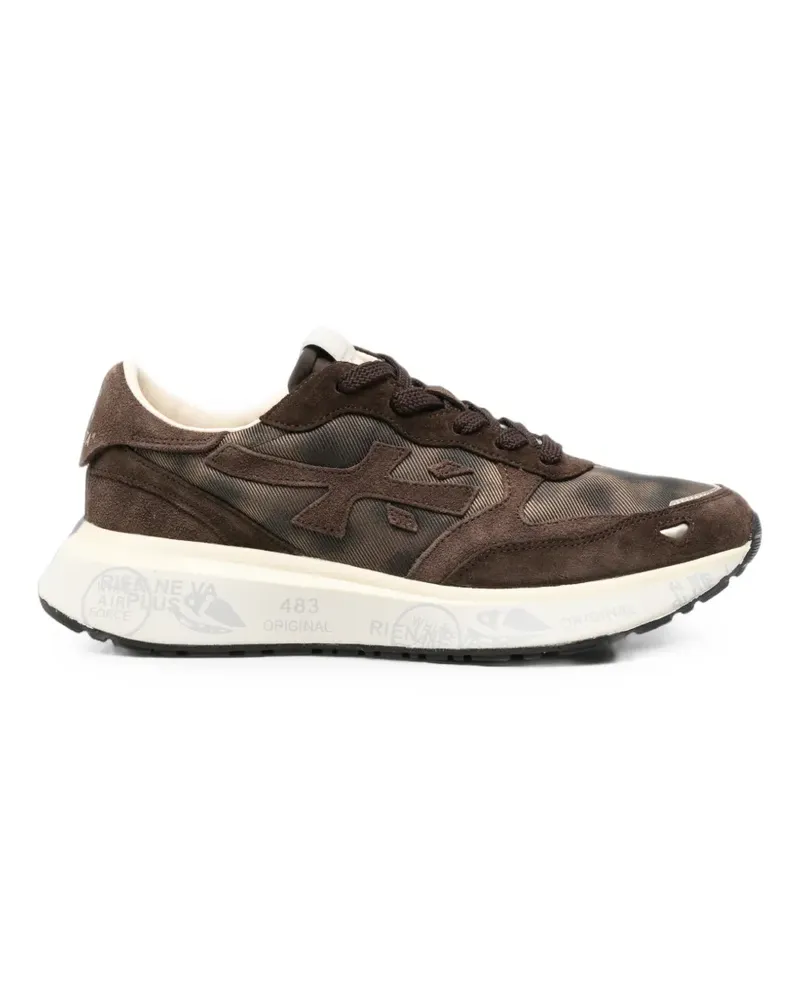 Premiata Lauryn panelled sneakers - Braun Braun