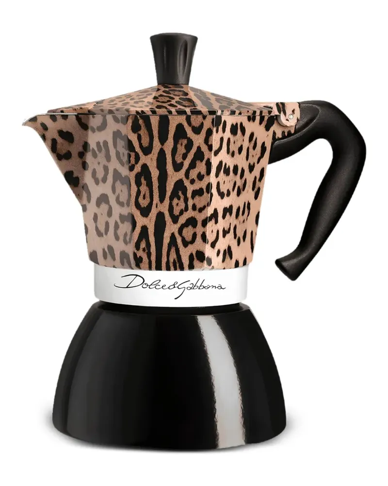 Bialetti x Dolce & Gabbana Moka Induction Kaffeekocher - Schwarz Schwarz