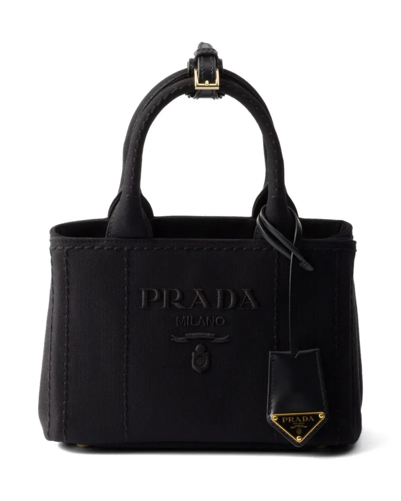 Prada Mini Jardinière Tasche - Schwarz Schwarz