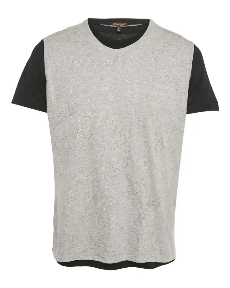 Roberto Cavalli layered t-shirt - Grau Grau