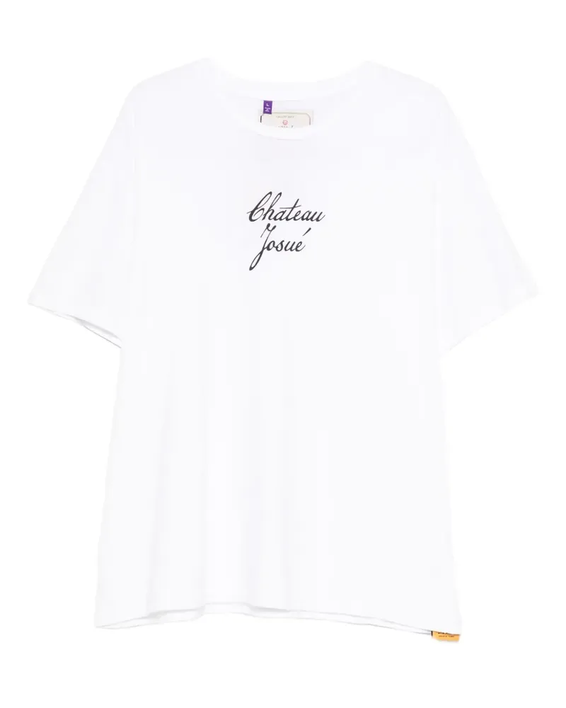 GALLERY DEPT. x Josué Thomas T-Shirt mit rundem Ausschnitt - Weiß Weiß