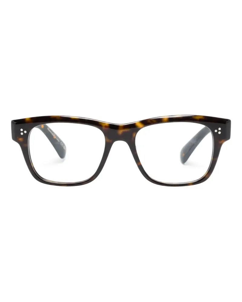Oliver Peoples Birrel Brille mit eckigem Gestell - Braun Braun