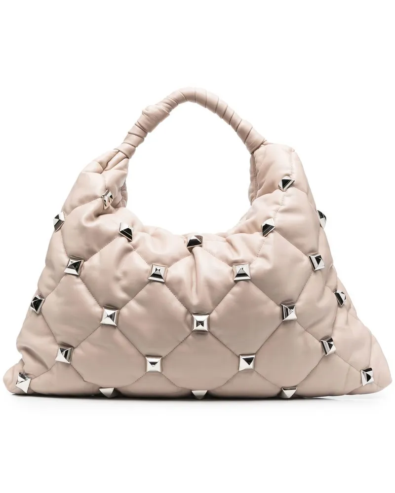 Philipp Plein Handtasche mit Nieten Nude